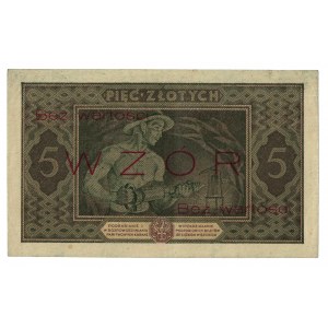 5 złotych, 1926, WZÓR