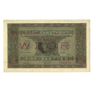 5 złotych, 1926, WZÓR