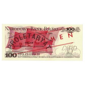 100 zł, 1976, WZÓR