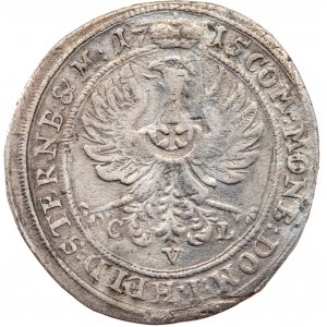 Śląsk, Księstwo oleśnicko Karol Fryderyk 1704 – 1744, 6 krajcarów z 1715 r.