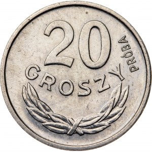 20 groszy 1963, PRÓBA NIKIEL