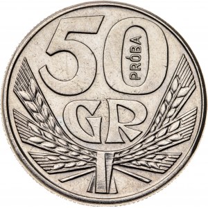 50 groszy 1958, PRÓBA NIKIEL