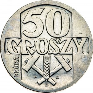 50 groszy 1958, PRÓBA NIKIEL