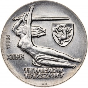 10 zł 1965, NIKE Z HERBEM, VII WIEKÓW WARSZAWY, PRÓBA NIKIEL