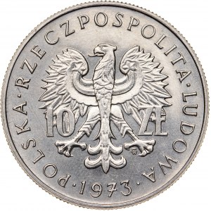 10 zł 1973, 1773-1973, 200 LAT KEN, PRÓBA NIKIEL