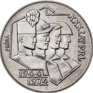 20 zł 1974, GÓRNIK, HUTNIK, ROLNIK I ŻOŁNIERZ, PRÓBA NIKIEL