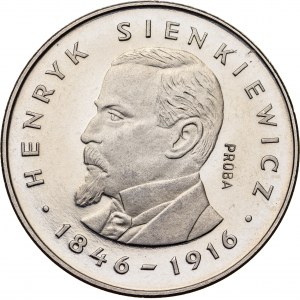 100 zł 1977, HENRYK SIENKIEWICZ, PRÓBA NIKIEL