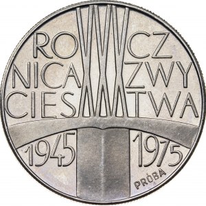 200 zł 1975, XXX ROCZNICA ZWYCIĘSTWA NAD FASZYZMEM GŁOWNIA MIECZA, PRÓBA NIKIEL