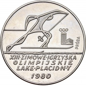 200 zł 1980, IGRZYSKA OLIMPIJSKIE LAKE PLACID 1980 BEZ ZNICZA, PRÓBA NIKIEL