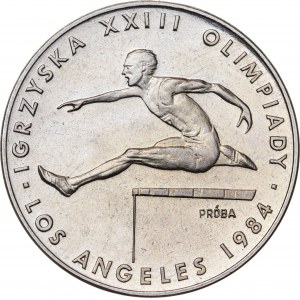 200 zł 1984, LETNIE IGRZYSKA OLIMPIJSKIE LOS ANGELES 1984 PŁOTKARZ, PRÓBA NIKIEL