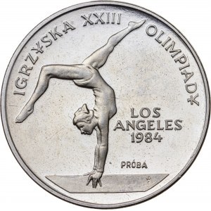 500 zł 1983, LETNIE IGRZYSKA OLIMPIJSKIE LOS ANGELES 1984, PRÓBA NIKIEL