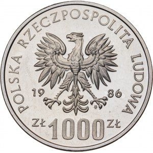 1000 zł 1986, SOWA, PRÓBA NIKIEL