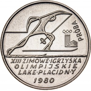 2000 zł 1980, ZIMOWE IGRZYSKA OLIMPIJSKIE LAKE PLACID 1980 BIEGACZ NARCIARSKI, PRÓBA NIKIEL