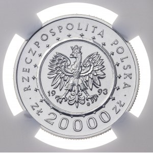 20 000 zł 1993, ZAMEK W ŁAŃCUCIE, PRÓBA NIKIEL