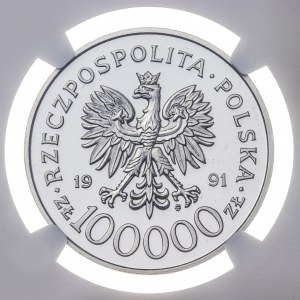100 000 zł 1991, TOBRUK 1941, PRÓBA NIKIEL