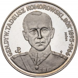 200 000 zł 1990, GEN. TADEUSZ KOMOROWSKI-BÓR, PRÓBA NIKIEL