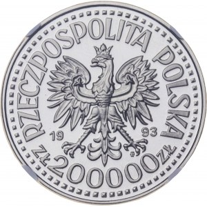 200 000 zł 1993, RUCH OPORU 1939-1945, PRÓBA NIKIEL