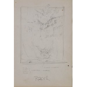 Zdzislaw Beksinski (1929 - 2005), Sketch for a painting