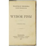 [Bibl. Miniaturowa Gebethnera i Wolffa] SYROKOMLA W. - Wybór pism. 1900