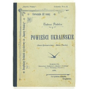 FISCH Zenon - Ukrajinské romány. Varšava 1898