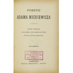 MICKIEWICZ A. - Poezye. 1888