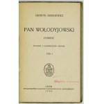 H. SIENKIEWICZ - Trilogie in 26 Bänden. 1936, mit einer Widmung von K. Badecki.