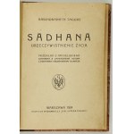 TAGORE Rabindranath - Sadhana. Urzeczywistnienie z życia. Warszawa 1924. Instytut Wydawniczy Bibljoteka Polska....