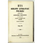 ZDANOWICZ A. - Rys dziejów literatury polskiej. T. 4. Wilno 1877