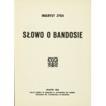 [S. ŻEROMSKI] - Słowo o Bandosie. 1908. Wyd. I.
