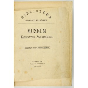 BIBLIOT. Ord. Krasińskich. T. 9-12: Rokosz Zebrzydowskiego. 1893.