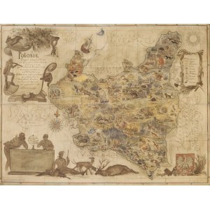 [Karte] KANAREK Eliasz, LIPSKI Tadeusz - Łowiecka Mapa Lasów Polskich [1938].