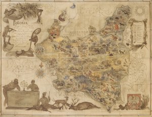 [Map] KANAREK Eliasz, LIPSKI Tadeusz - Łowiecka Mapa Lasów Polskich [1938].