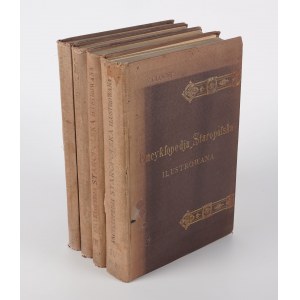 GLOGER Zygmunt - Encyklopedia staropolska ilustrowana [komplet 4 tomów] [wydanie pierwsze 1900-1903] [oprawa wydawnicza]