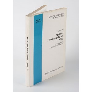 GRZELUK Izydor - Wörterbuch der Möbelterminologie [1998].