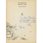 ROSENSTEIN Erna - Alle Wege. Ausgewählte Gedichte [Erstausgabe 1979] [AUTOGRAFIE UND DEDIKATION FÜR ZBIGNIEW MAKOWSKI].