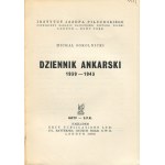 SOKOLNICKI Michał - Dziennik ankarski 1939-1943 [Erstausgabe London 1965].