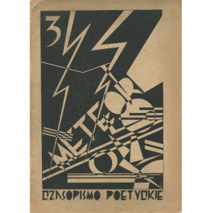Meteor. Czasopismo poetyckie. Zeszyt trzeci z grudnia 1928 roku [obálka: Kazimierz Sowiński].