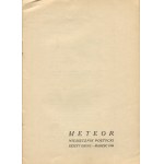 Meteor. Czasopismo poetyckie. Zweites Notizbuch vom März 1928 [Einband: Zbigniew Karpiński].