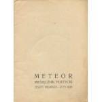 Meteor. Zeitschrift für Poesie. Erste Ausgabe vom Februar 1928 [Umschlag von P. Halpernówna].
