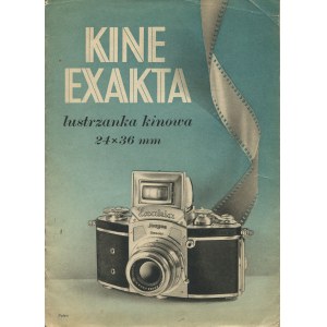 Reklamní katalog kinofilmové zrcadlovky Kine Exakta [30. léta 20. století].