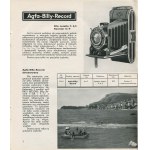 Werbekatalog für fotografische Geräte der Firma Agfa [1934].