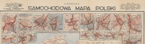 [mapa] KORYTKO Stefan - Samochodowa mapa Polski [1948]