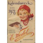 Kalendarzyk na rok 1928. Czekolada E. Wedel