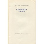 FLUKOWSKI Stefan - Napomknięte cieniem [wydanie pierwsze 1961] [okł. Andrzej Heidrich] [AUTOGRAF I DEDYKACJA]