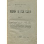 SMOLEŃSKI Władysław - Pisma historyczne [komplet 3 tomów] [1901]