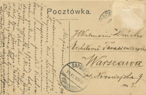 [Pohľadnica] Niepołomice. Na vŕšku v Niepołomiciach [1910].