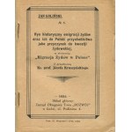 GOLIŃSKI Jan - Migracja Żydów w Polsce. Rys historyczny emigracji Żydów oraz ich do Polski przychodźctwa jako przyczynek do kwestii żydowskiej [1924] [Biblioteka Polityczno-Społeczno-Żydoznawcza]