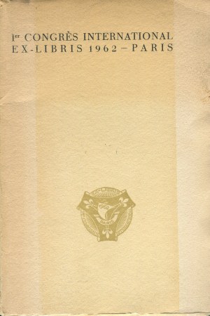 [ex-libris] 1 Congres International Ex-Libris 1962 Paris [original woodcuts] [Wojciech Jakubowski, Stefan Mrożewski].
