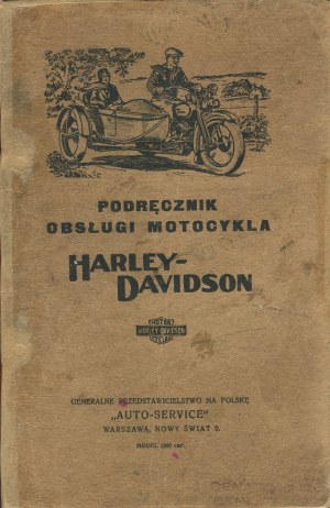 Podręcznik obsługi motocykla Harley-Davidson. Model 1200 cm [1930]
