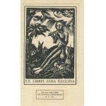 HAMSUN Knut - Głód [1923] [egzemplarz z ekslibrisem i w oprawie Jana Kuglina]